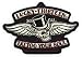 Lucky 13 Winged Hatter Embroidered Patch Iron-On