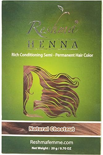 RESHMA FEMME HENNA NATURAL CHESTNUT, 0.7 OZ