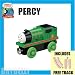 Percy with Free Track from Thomas the Tank Engine and Friends Wooden Railway Train System