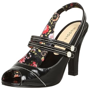 Madden Girl Women's Nemmo Opentoe Mary Jane Slingback