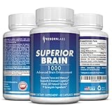 Strongest Memory Supplement | Boosts Memory, Focus, & Clarity | Reduces Brain Fog & Fatigue | Superior Ginkgo Blend for Maximum Effectiveness | Top Recommended For Adults | 60 Capsules