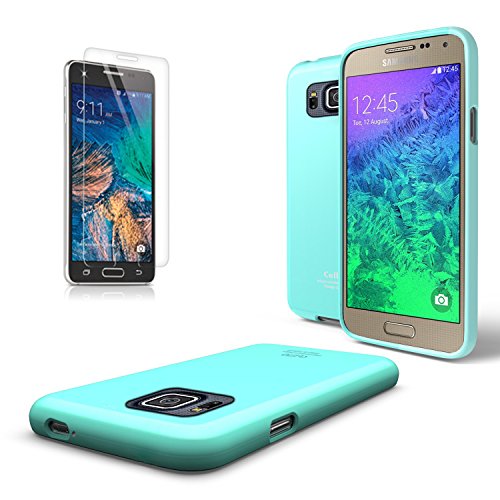 Samsung Galaxy Alpha Case, Cellto [Scratch Resistant] Super Slim Case / Cover with TPU Bumper [SM-N910S / SM-N910C] (Mint)