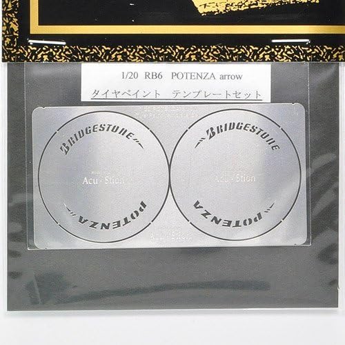 [Acu ? Stion / Akusuteon] 1/20 RB6 POTENZA arrow tire paint template set