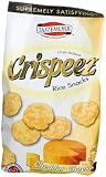 Tastemorr Snacks Crispeez Oven Baked Rice Crisps, Cheddar Cheese Flavor, 3-Ounce Bags (Pack of 12)