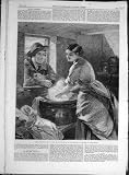 1865 RUSTIC-COURTSHIP LUCAS LAUNDRY LADY MAN PRINT
