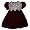 Baby Toddler Christmas Dress - Burgundy Soft Stretchy Velvet (Girls Size 6M-3T) NEW
