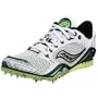 Saucony Women's Velocity 3 Distance Running Shoe,White/Silver/Green,9 M