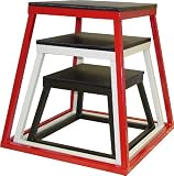 Plyometric Platform Box Set- 12 Black, 18 White, 24 Red