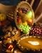 Wallmonkeys Peel and Stick Wall Decals - Basket of Fruit and Pumpkin Pie - 24"H x 19"W Removable Graphic