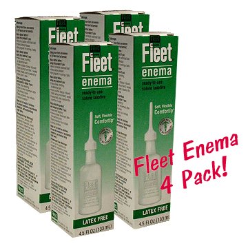 Fleet Disposable Enema 4 Bottle Value Pack