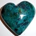 Chrysocolla Heart - Third Eye, Throat, Heart, Chakras Activation Vibration Healing Crystal Energy