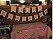 Tiemom Happy Birthday Bunting Banner, Pastel Perfection and Gold Foiled (Pink)