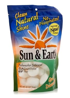 Sun & Earth Automatic Dishwasher Pacs (20 count)