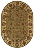 Safavieh Heritage HG343A Green 4 6 x 6 6 Oval Handmade Wool Area Rug Safavieh Heritage HG343A Green 4 6 x 6 6 Oval Handmade Wool Area Rug