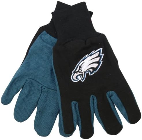 Philadelphia Eagles NFL Two Tone All Purpose Utility Grip Gloves