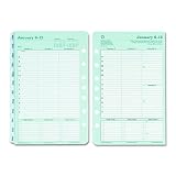 Franklin Covey Day Planner Original 5 1/2 x 8 1/2 Inch Refill Oct. 07-Sept. 08 (30365)