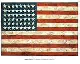 Flag, 1954 World Culture Art Poster Print by Jasper Johns, 39×30