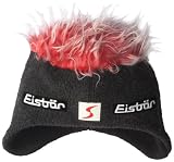 Eisb&auml;r Herren M&uuml;tze Cocker SP, grafit/rotmele
