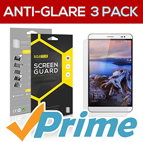 SOJITEK Huawei MediaPad X2 Premium Anti-Glare Anti-fingerprint Matte Screen Protector [3 Packs] - Lifetime Replacements Warranty + Retail Packaging