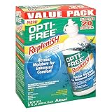 Opti-Free Replenish Multi-Purpose Disinfecting Solution, Value Pack, 2 - 10 fl oz (300 ml) bottles... by Opti-Free