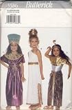 Butterick Sewing Pattern 3586 - Use to Make - Child/Girl's Egyptian Style Costumes - Sizes XS thru L (4 to 14)