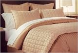 Charter Club Sateen Quilted Standard Sham Surf Blue NEW