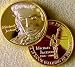 MICHAEL JACKSON Memorial 24K Gold Coin KING OF POP: HE IS MOONWALKING IN HEAVEN