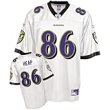 Reebok Batlimore Ravens Todd Heap Replica White Jersey
