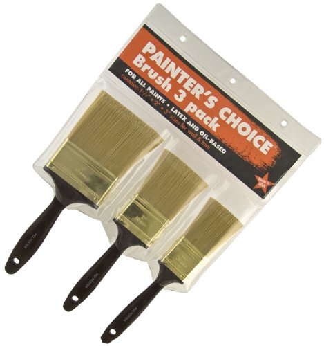 Wooster Brush B3164 Painter's Choice Brush, 3-Pack