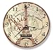 Stupell Industries Paris Dining Scene Decorative Vanity Wall Clock, 12 x 0.4 x 12, Multi-Color