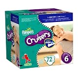 Pampers Cruisers Dry Max Diapers, Size 6, 72 Count