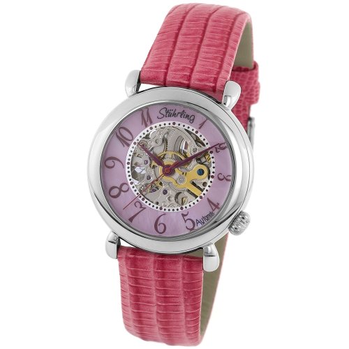 51wUx LYj5L Stuhrling Original Ladies Lifestyle Wall Street Skeleton Automatic