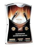 Bell'O SW7402 High Performance Subwoofer Cable with 24K Gold Plated Connector Ends Dual Gauge Transmission (2 meters, Copper)