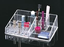 Acrylic Cosmetic Organizer With 9 Compartment