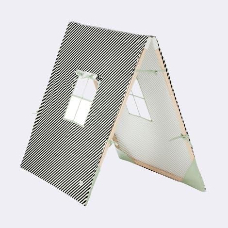 Ferm Living KIDS 9311 Kids Tent - Black With Mint