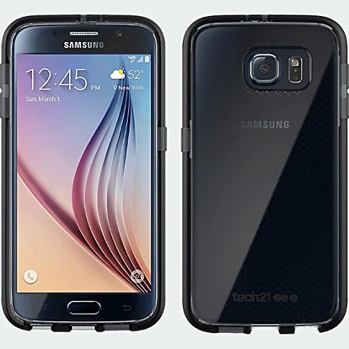 Samsung Galaxy S6 Tech 21 EVO CHECK Case SMOKEY BLACK in Retail Package Tech21