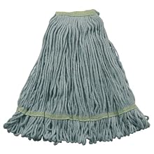 Wilen A02614, J W Atomic Loop Wet Mop, X-Large, 1-1/4" Tape Band, Blue (Case of 12)