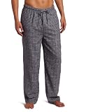 Dockers Men’s Flannel Sleep Pant, Navy Small Plaid, Medium