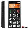 TTfone TT002 - Big Button Easy to use Senior Mobile Phone - Sim-Free, with FM radio and Torch function - SOS button and large easy to read display - QUAD BAND - Black