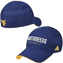 adidas West Virginia Mountaineers Pre-Season Mesh Back Flex Hat