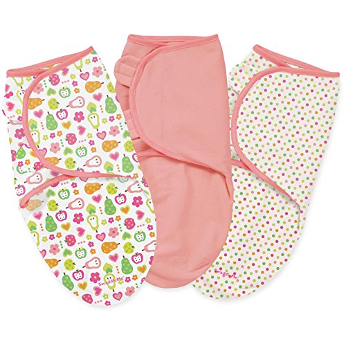 Summer Infant Swaddleme Cotton Knit 3 PK - Fun Fruits