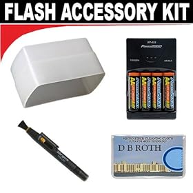 Sto-Fen Omni-Bounce OM-EY Flash Diffuser + DB ROTH Kit For The Canon 580EX, 580EX II Speedlite Flash