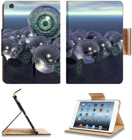 Abstract Glass Digital Art Spheres 3D Apple Ipad Mini Retina Display Flip Case Stand Smart Magnetic Cover Open Ports Customized Made to Order Support Ready Premium Deluxe Pu Leather 8 Inch (205mm) X 5 1/2 Inch (140mm) X 11/16 Inch (17mm) MSD Ipad Mini Retina 2 Professional Ipadmini Cases Ipad_mini Accessories Graphic Background Covers Designed Model Folio Sleeve HD Template Designed Wallpaper Photo Jacket Wifi 16gb 32gb 64gb Luxury Protector