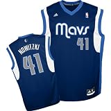 NBA Men's Dallas Mavericks Dirk Nowitzki Revolution 30 Alternate Replica Jersey (Green, XX-Large)