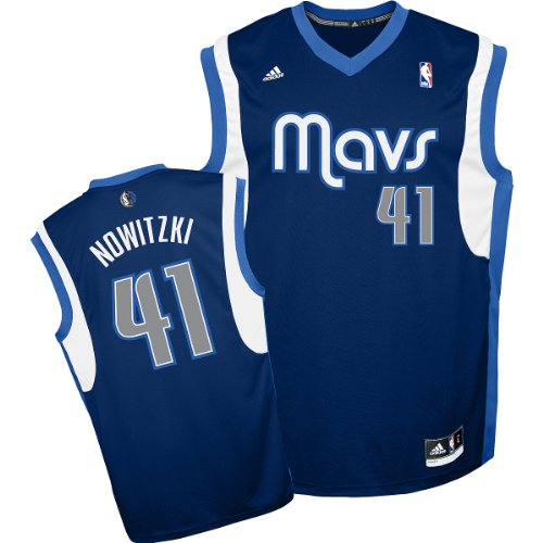 NBA Men's Dallas Mavericks Dirk Nowitzki Revolution 30 Alternate Replica Jersey (Green, X-Large)