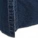 Dark Blue Denim Bedskirt - King Size