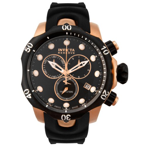 Invicta Men's 5733 Reserve Collection Rose Gold-Tone Chronograph Watch