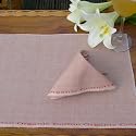 HomeMattersMost Organic Cotton Napkins and Table Mats - Set of 6 (Sunset)