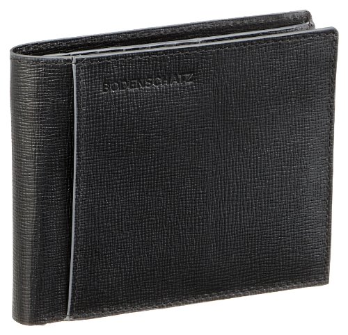 Bodenschatz Credit Card Wallet 8-262 SY 01, Herren Portemonnaie, schwarz, (black), 12,5x1x10