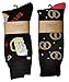 Fine Fit Mens Novelty Print Socks | 2 Pair Set | Trouser Socks | Casual | Crew